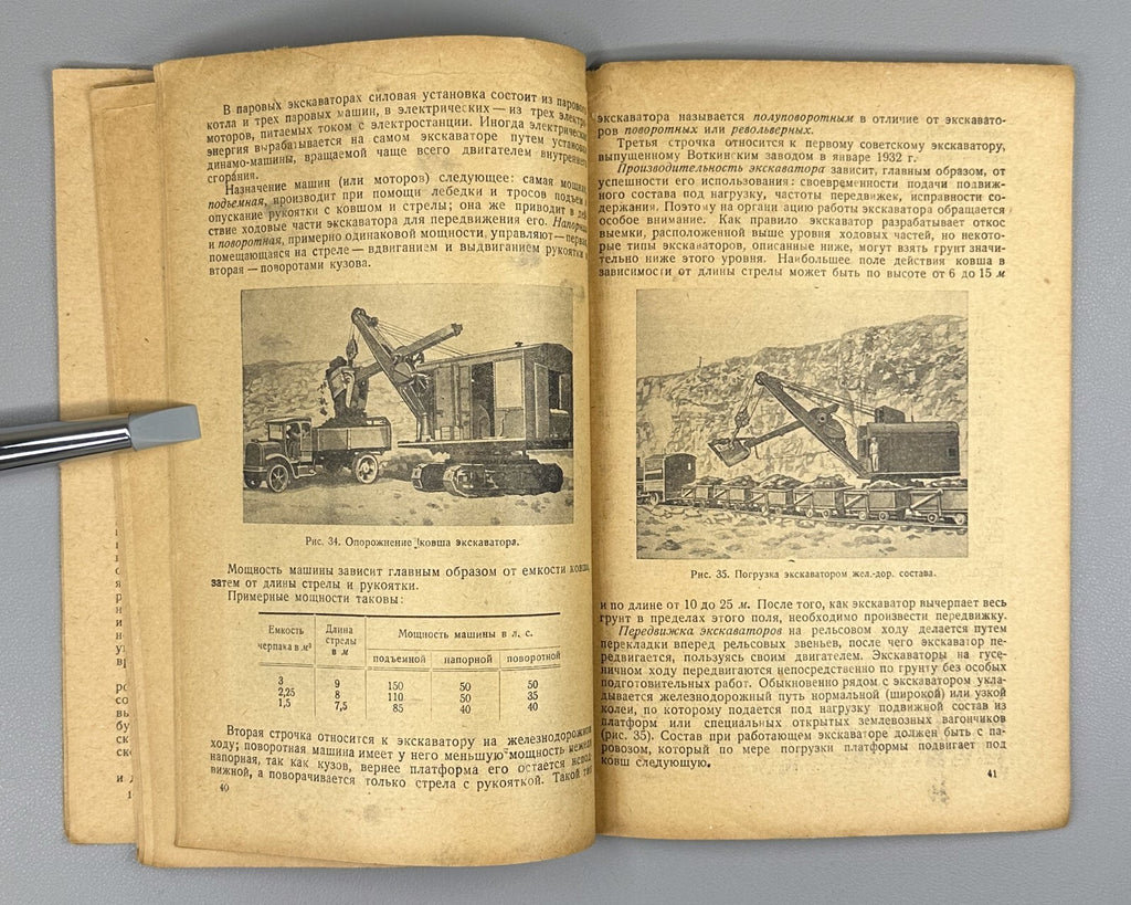 Mechanization of earthworks Constructivist cover 1933 Механизация земляных работ