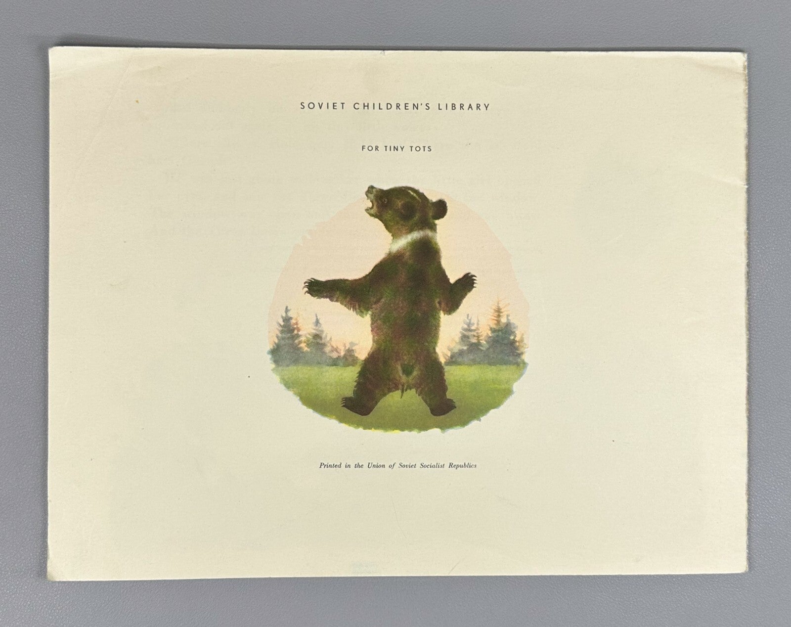 Lev Tolstoi Tolstoy The Three Bears Soviet Children's Library For Tiny Tots 1953