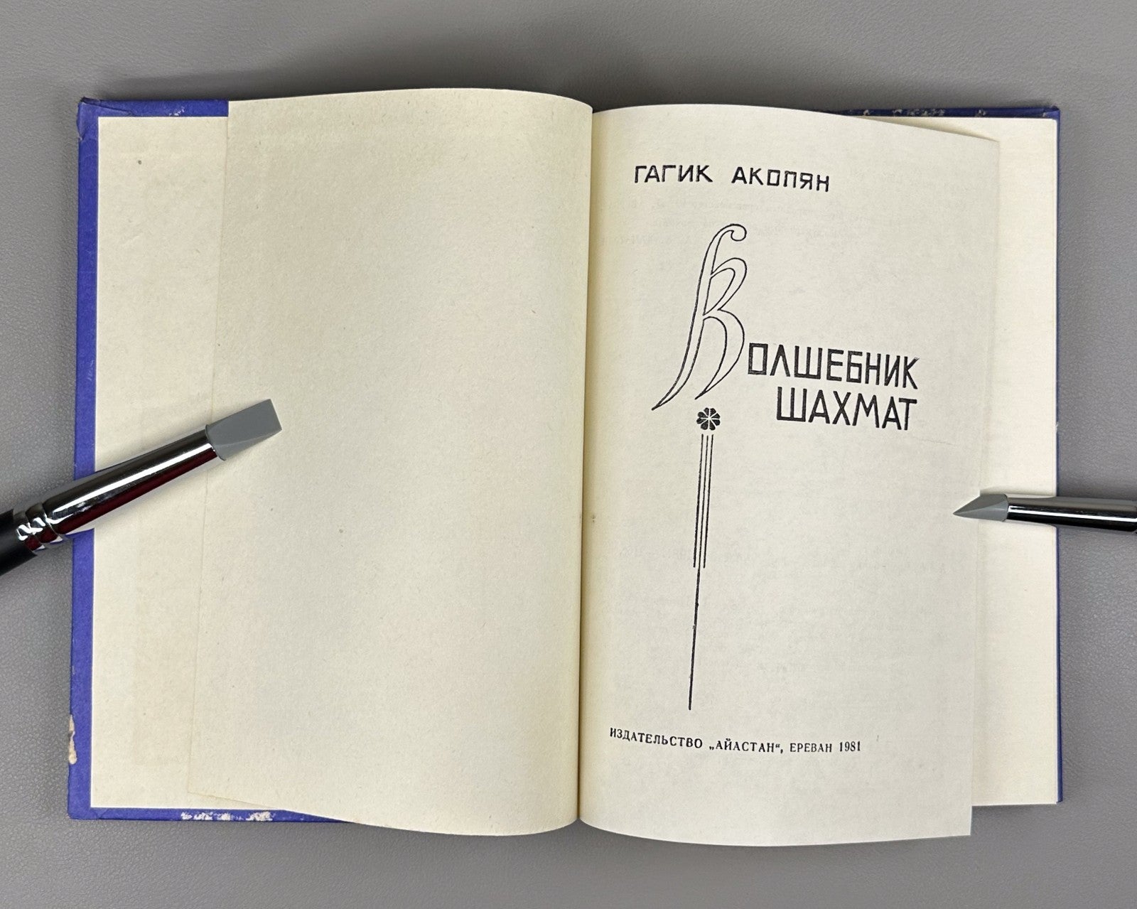 Akopyan The Chess Wizard 1981 Акопян Г. Волшебник шахмат
