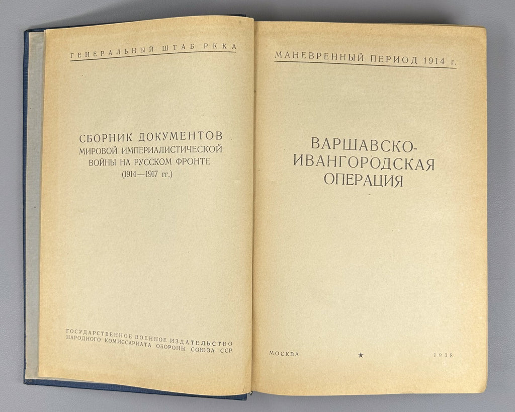 Warsaw Ivangorod Operation World War I 1938 Варшавско-Ивангородская операция