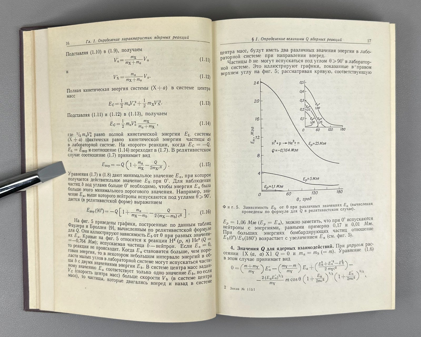 Nuclear Reaction Physics 1965 Измерение характеристик ядерных реакций и пучков