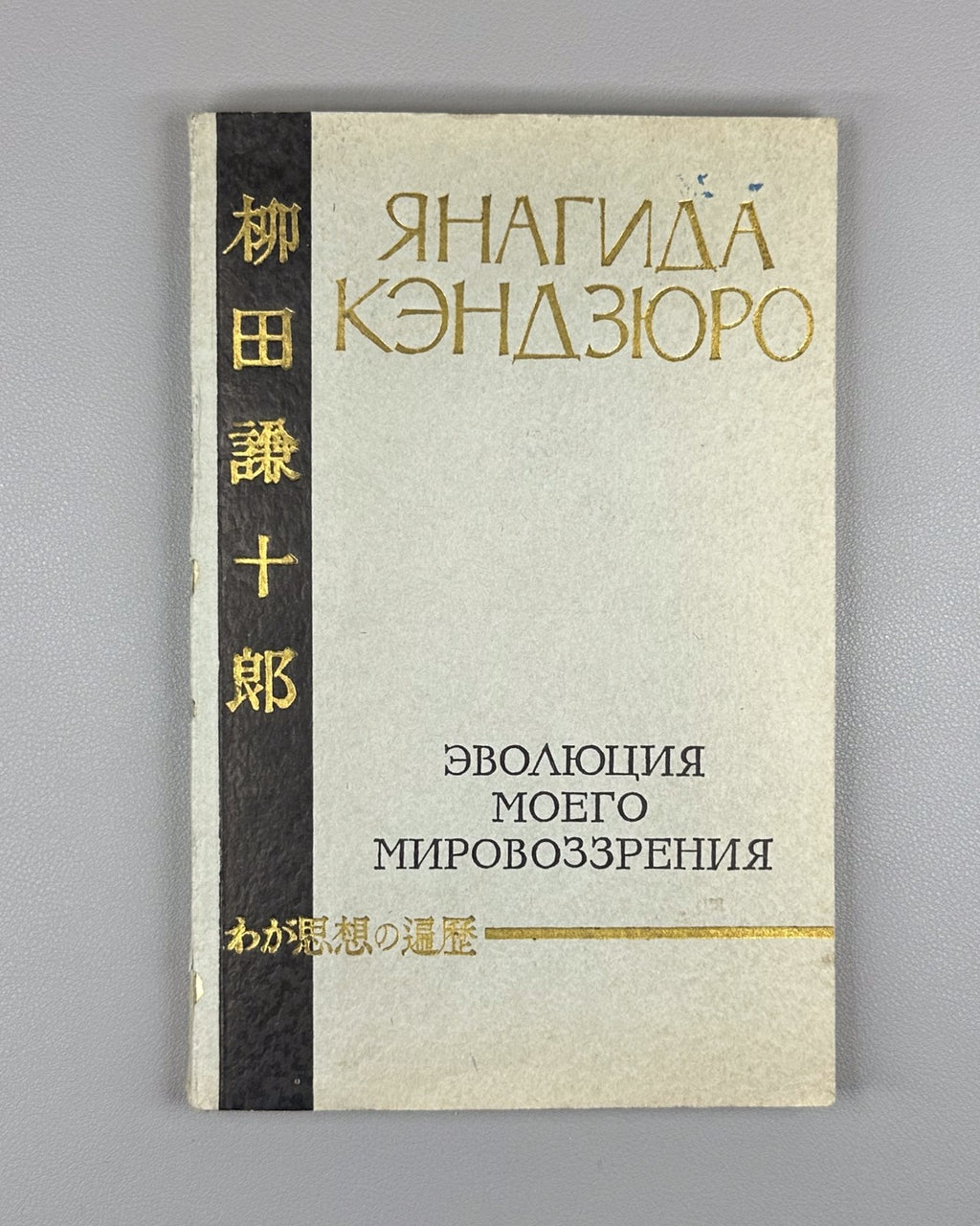 1st ed. Yanagida My Worldview 1957 Янагида Кэндзюро Эволюция моего мировоззрения