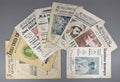 Lot of 8 Piano Vocal Scores Early 20th Russian Silver Age Romance salon music