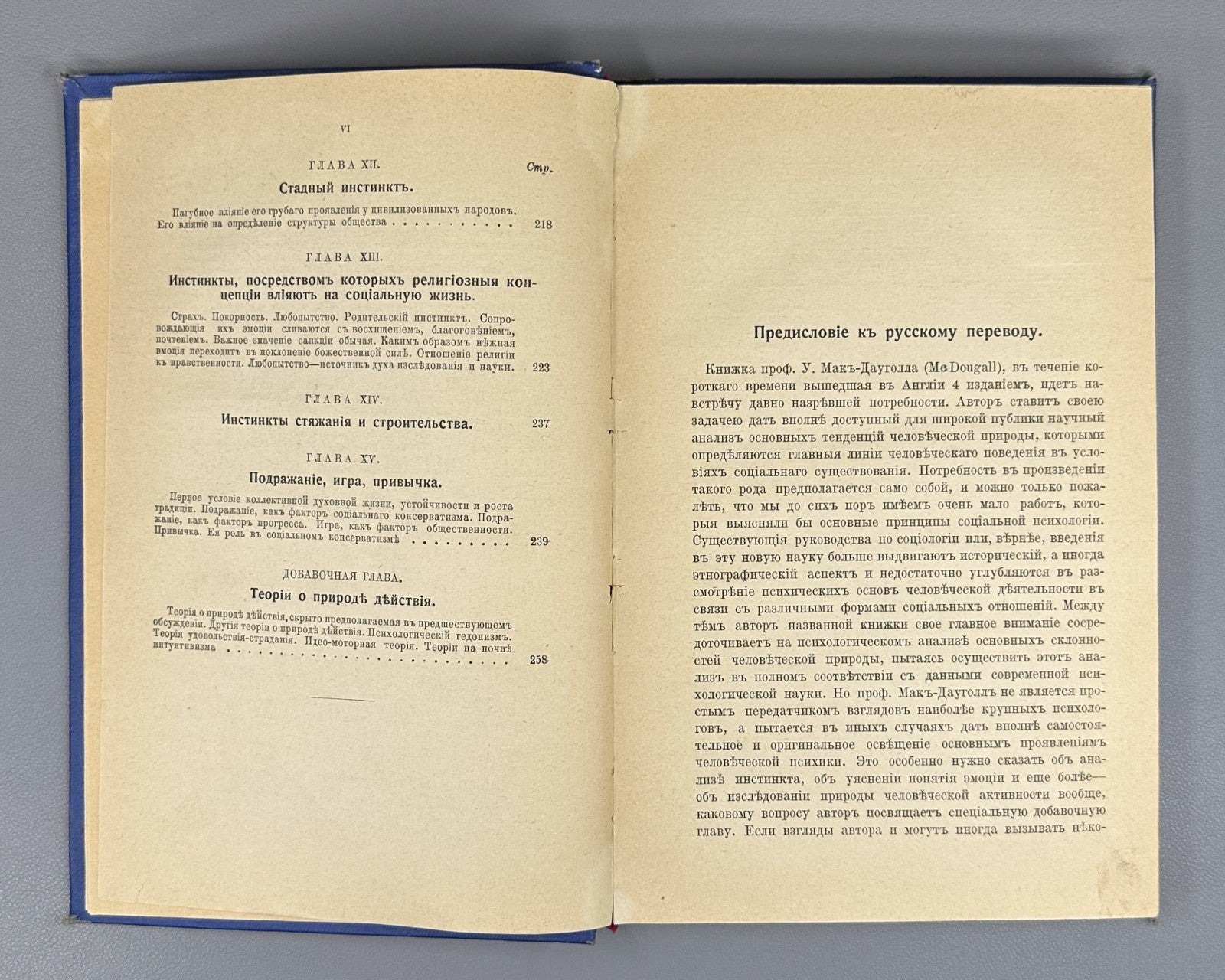 1st ed. in Ru McDougall 1916 Мак-Дауголл Основные проблемы социальной психологии