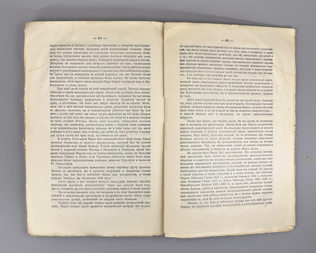 1st ed. Mehring Karl Marx The Story of His Life 1920 Меринг Карл Маркс История