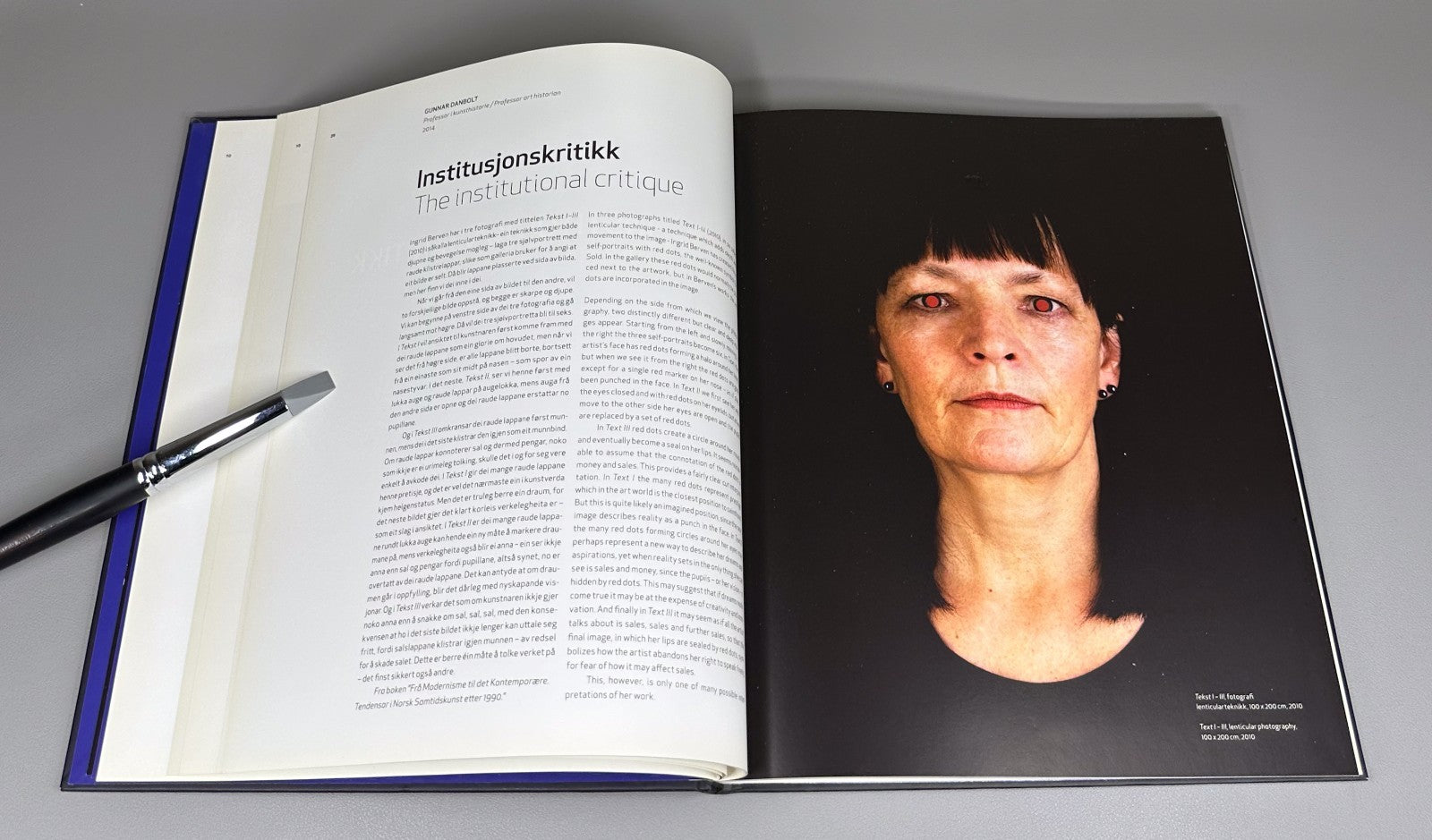 Signed Autograph Ingrid Berven Exhibition Catalog 2015 Norwegian art
