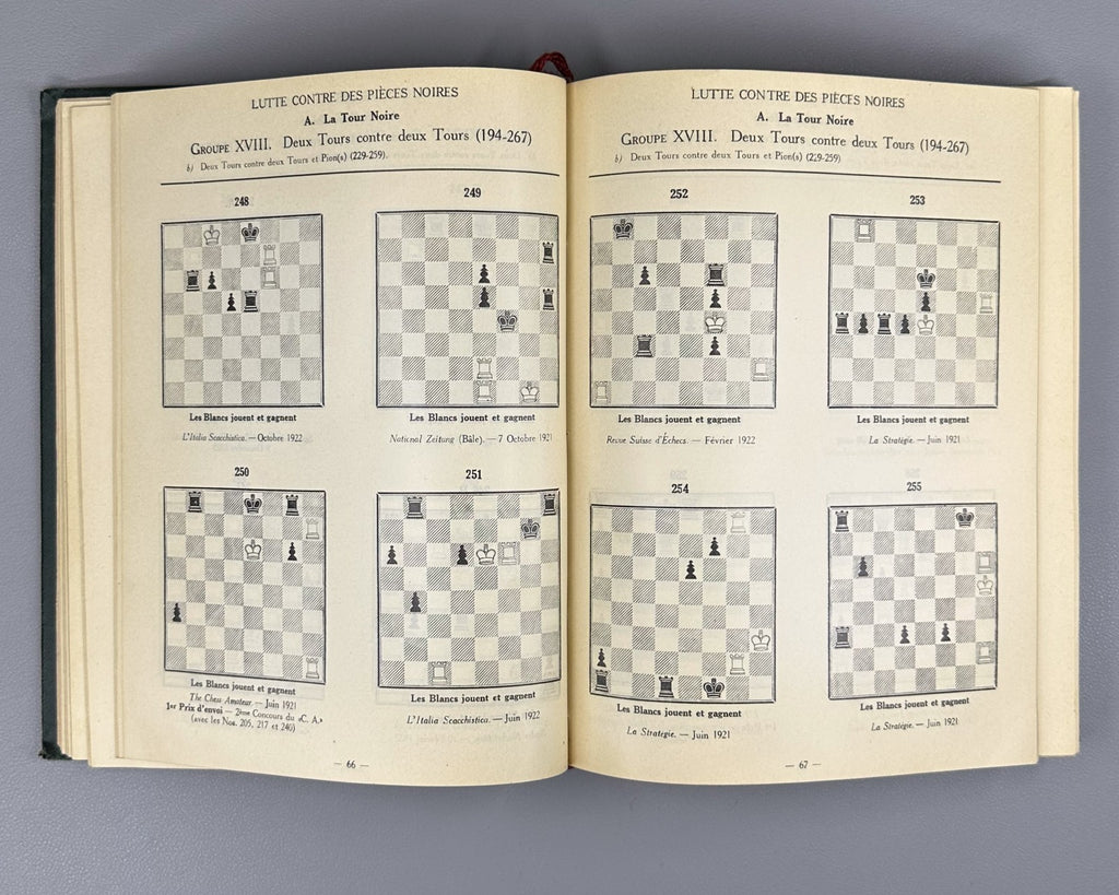 Henri Rinck 700 fins de partie 700 Chess Endgames 1927 First edition J. Berger