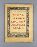 1st ed. Weinberg Yudovin Coal Energy sources 1925 Вейнберг Уголь черный красный