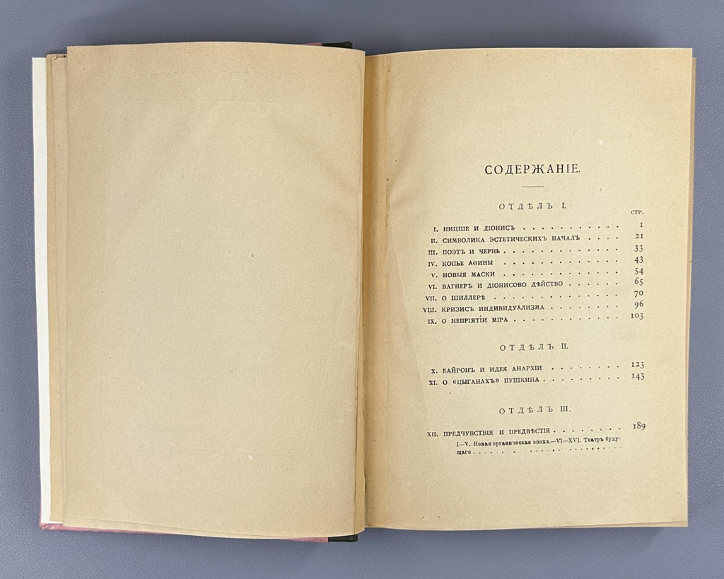 1st ed. Ivanov Po Zvyozdam By the Stars 1909 Иванов По звездам Статьи афоризмы