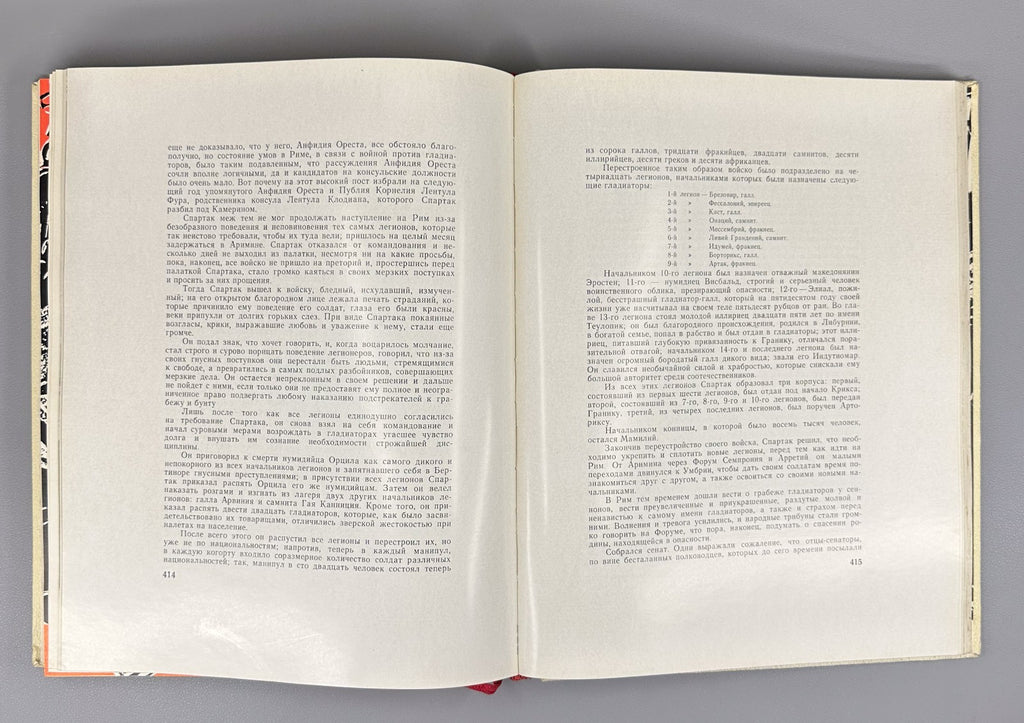 Spartaco Spartacus Giovagnoli Historical novella 1968 Джованьоли Спартак