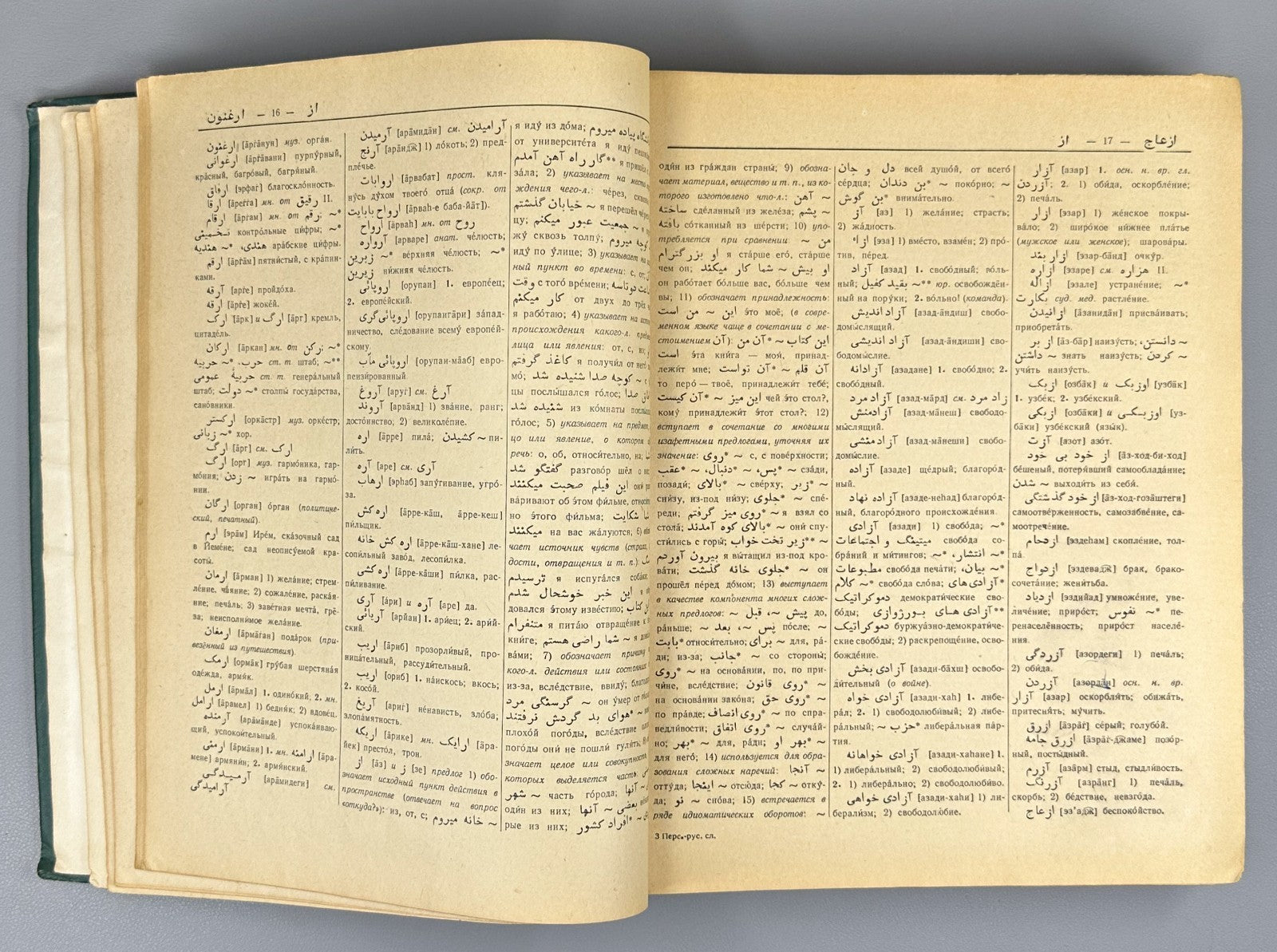 Persian-Russian Dictionary Miller 1953 Миллер Персидско-русский словарь