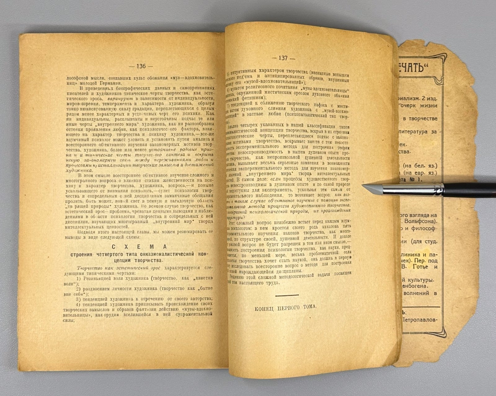 Gruzenberg Psychology of creativity Minsk 1923 Психология творчества Грузенберг