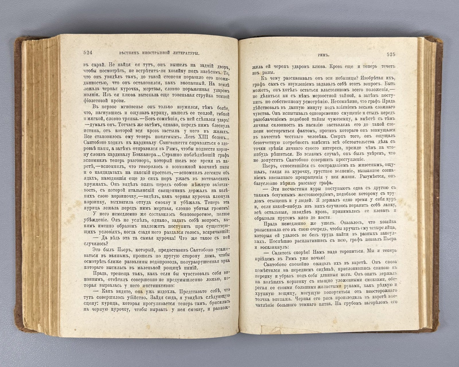 Золя Рим 1896 Émile Zola Rome Ранцов Russian Типография бр. Пантелеевых Lifetime