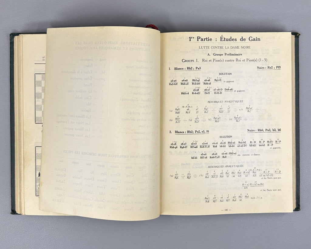 Henri Rinck 700 fins de partie 700 Chess Endgames 1927 First edition J. Berger