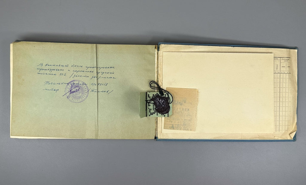 [Lot of 3] Documents Pilot Flight Logbook Naval Aviation Navigator Medical USSR