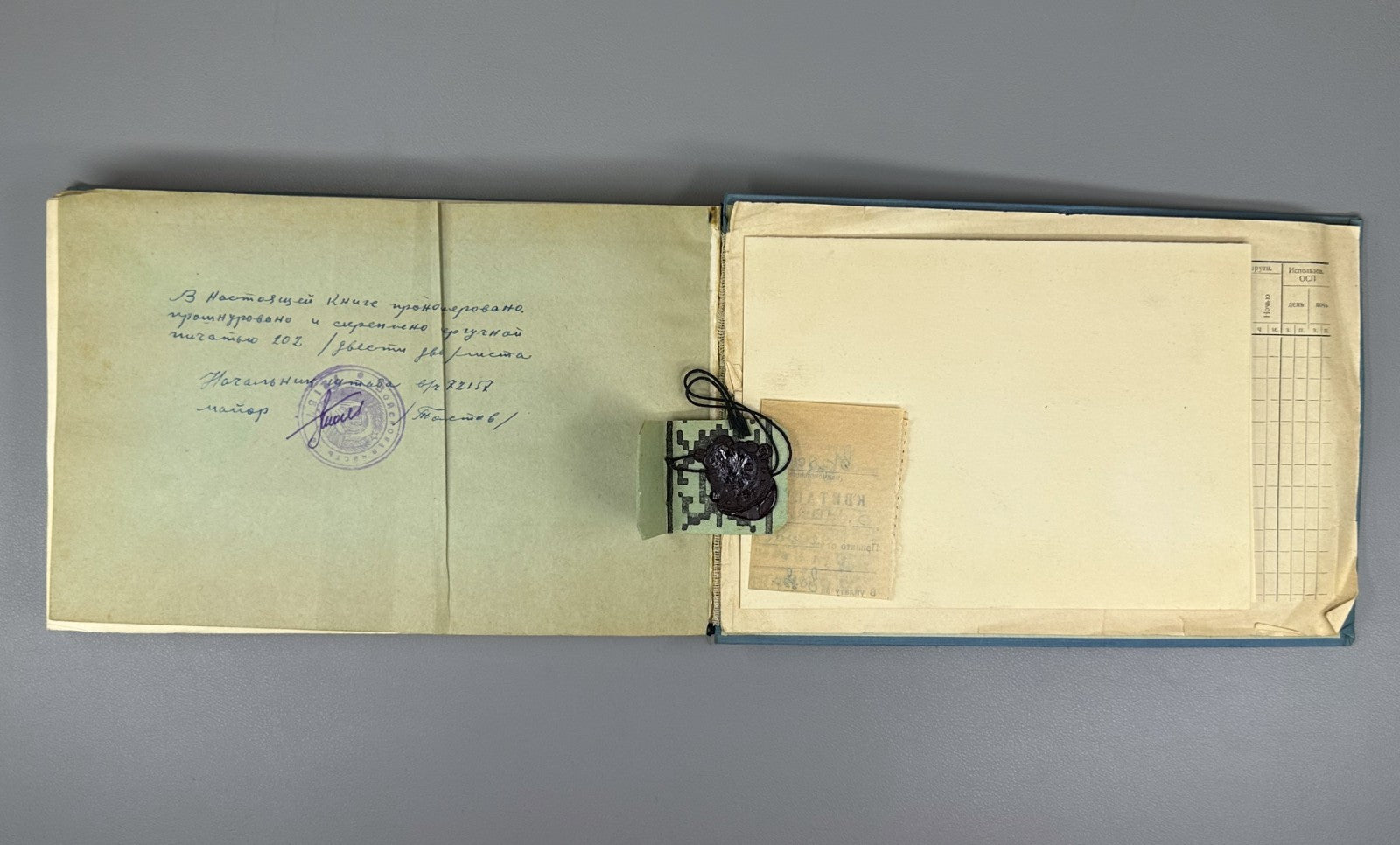 [Lot of 3] Documents Pilot Flight Logbook Naval Aviation Navigator Medical USSR