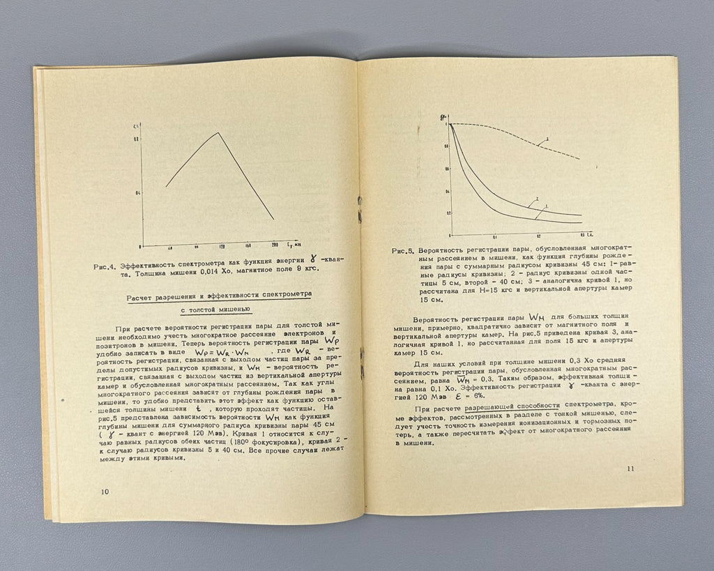 Магнитный парный спектрометр высокой эффективности 1968 ИЯФ Preprint Nuclear