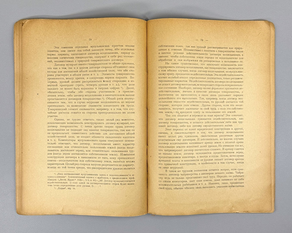 1st ed. Dembo Land structure of the East 1927 Дембо Земельный строй востока Rare