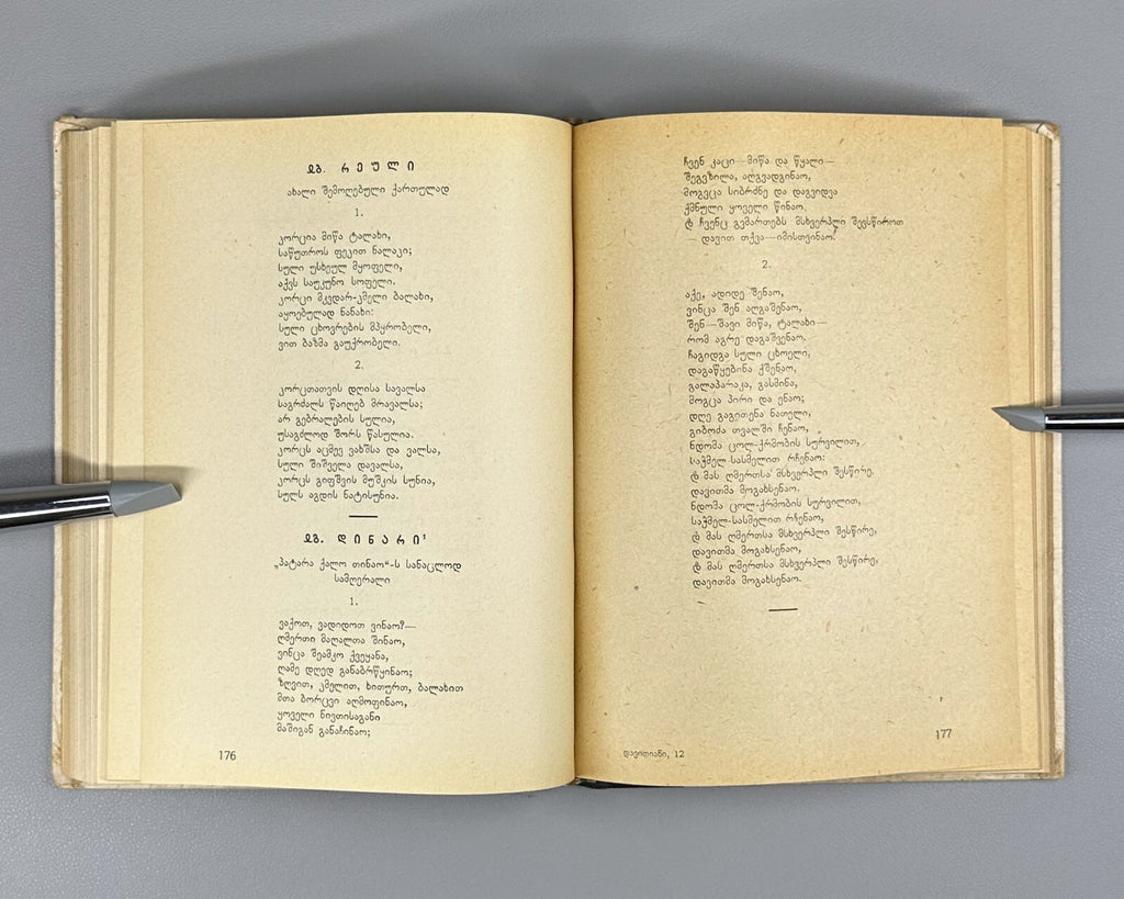 Davitiani David Guramishvili 1931 Georgian literature დავითიანი