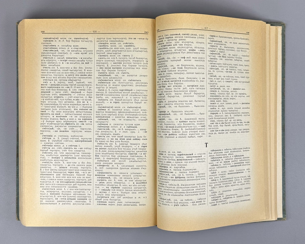 Russian-Karachay-Balkar Dictionary 1965 Русско-карачаево-балкарский словарь Rare