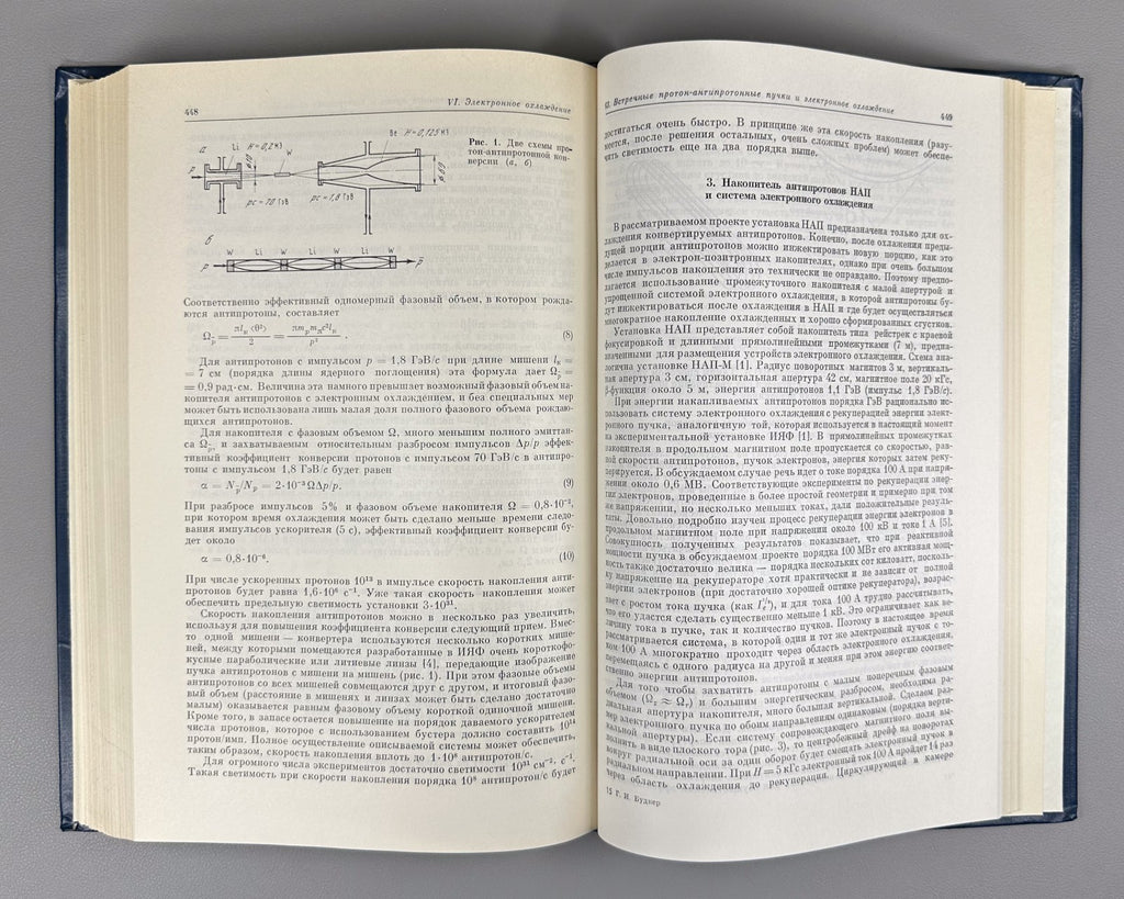 Budker Collected Works Nuclear Physics 1982 Будкер Собрание трудов Физика СССР