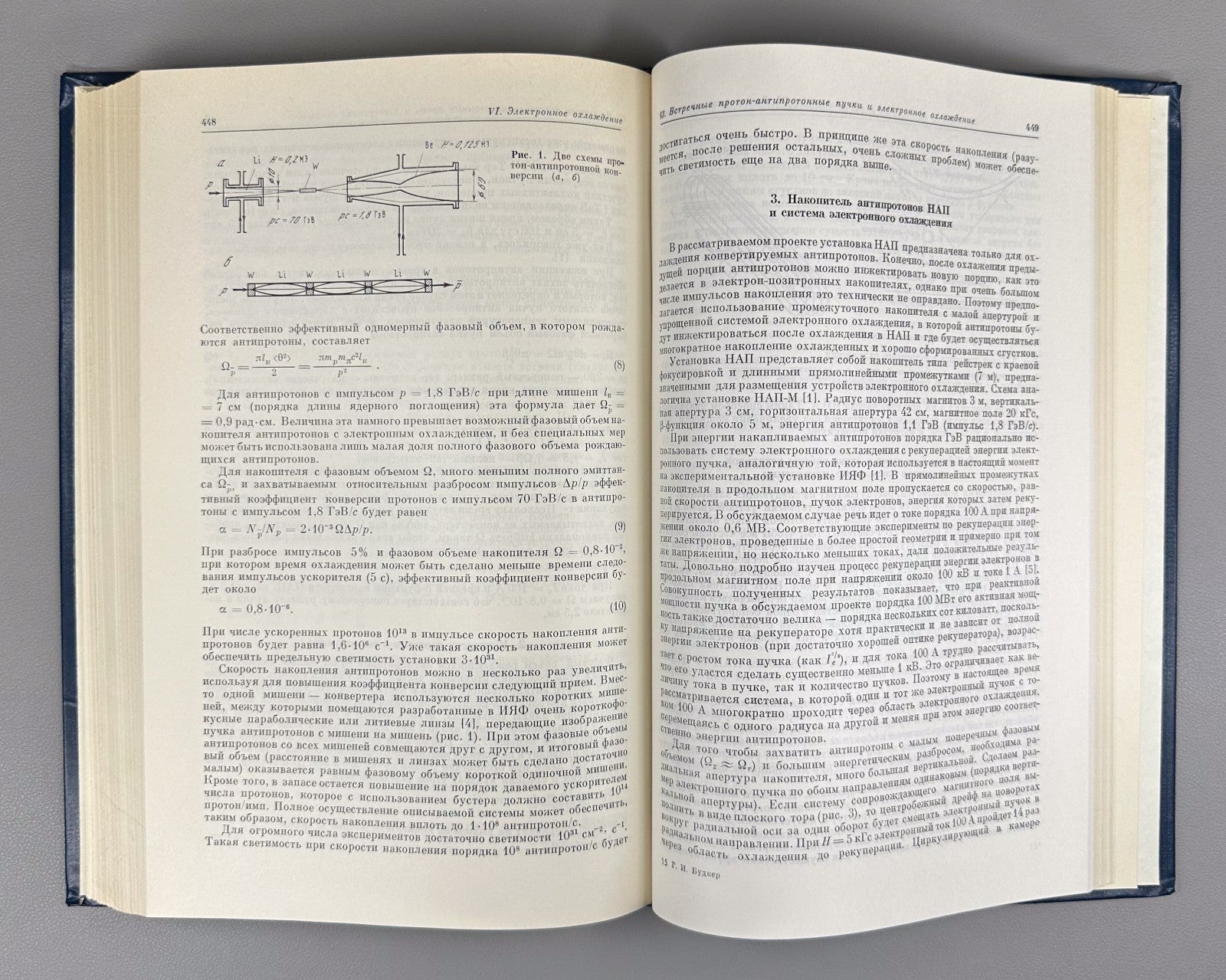 Budker Collected Works Nuclear Physics 1982 Будкер Собрание трудов Физика СССР