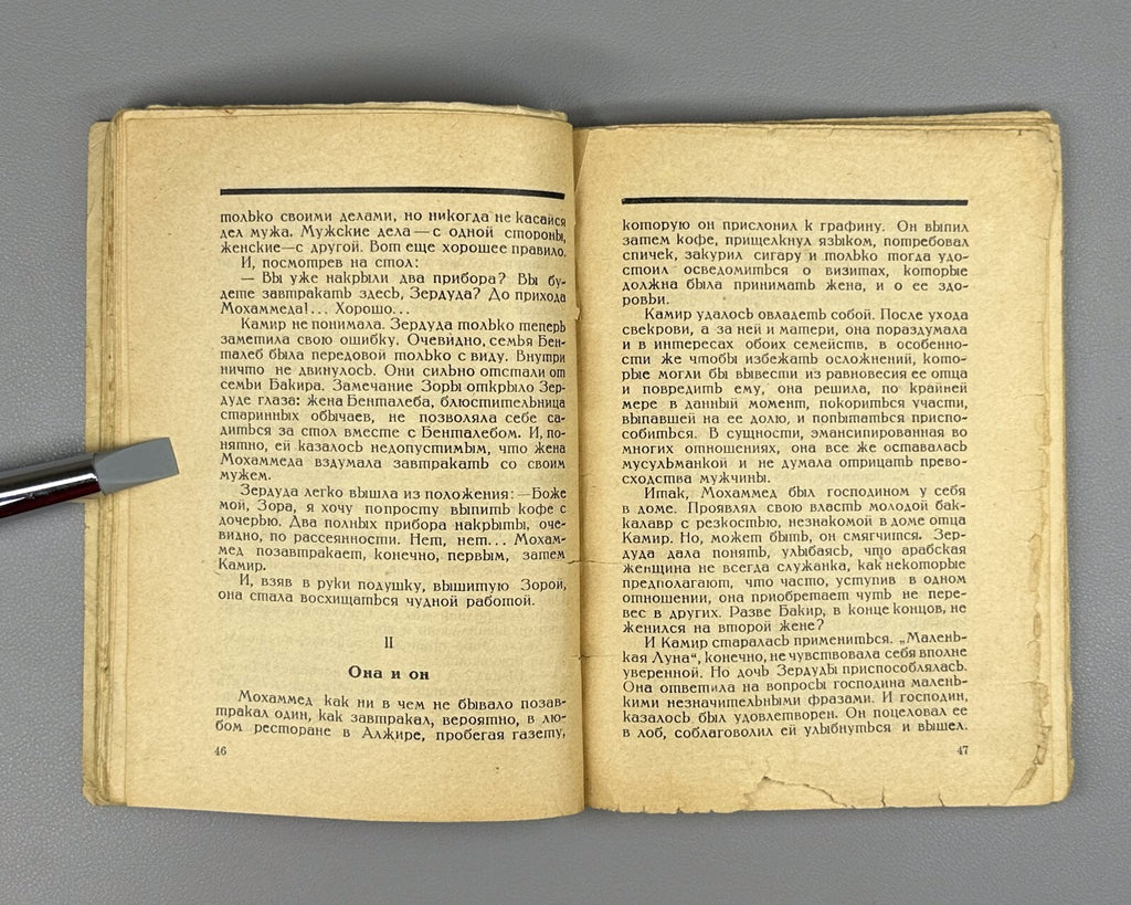 1st ed. in Rus. Duchene Kamir Novel Avant-garde cover 1926 Дюшен Камир Роман