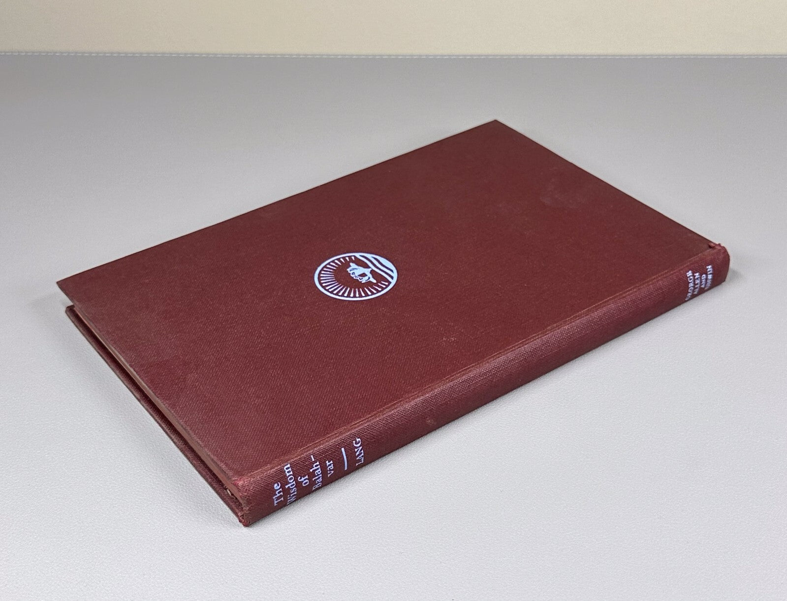 1st ed. Autograph Lang The Wisdom of Balahvar A Christian Legend of the Buddha