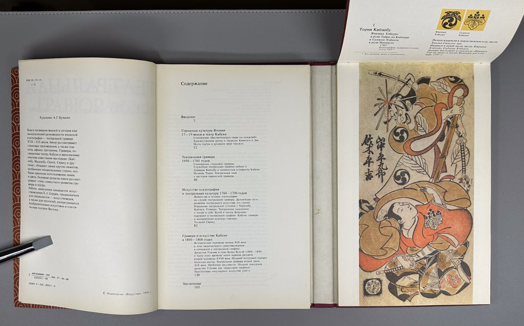 Японская театральная гравюра 1990 Japanese Theatrical Prints of the 17th–19th Ce