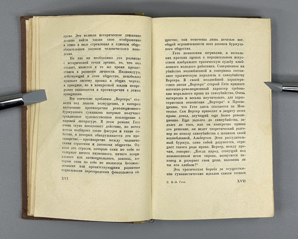 Academia Goethe Sorrows of Young Werther 1937 Гете Страдания молодого Вертера