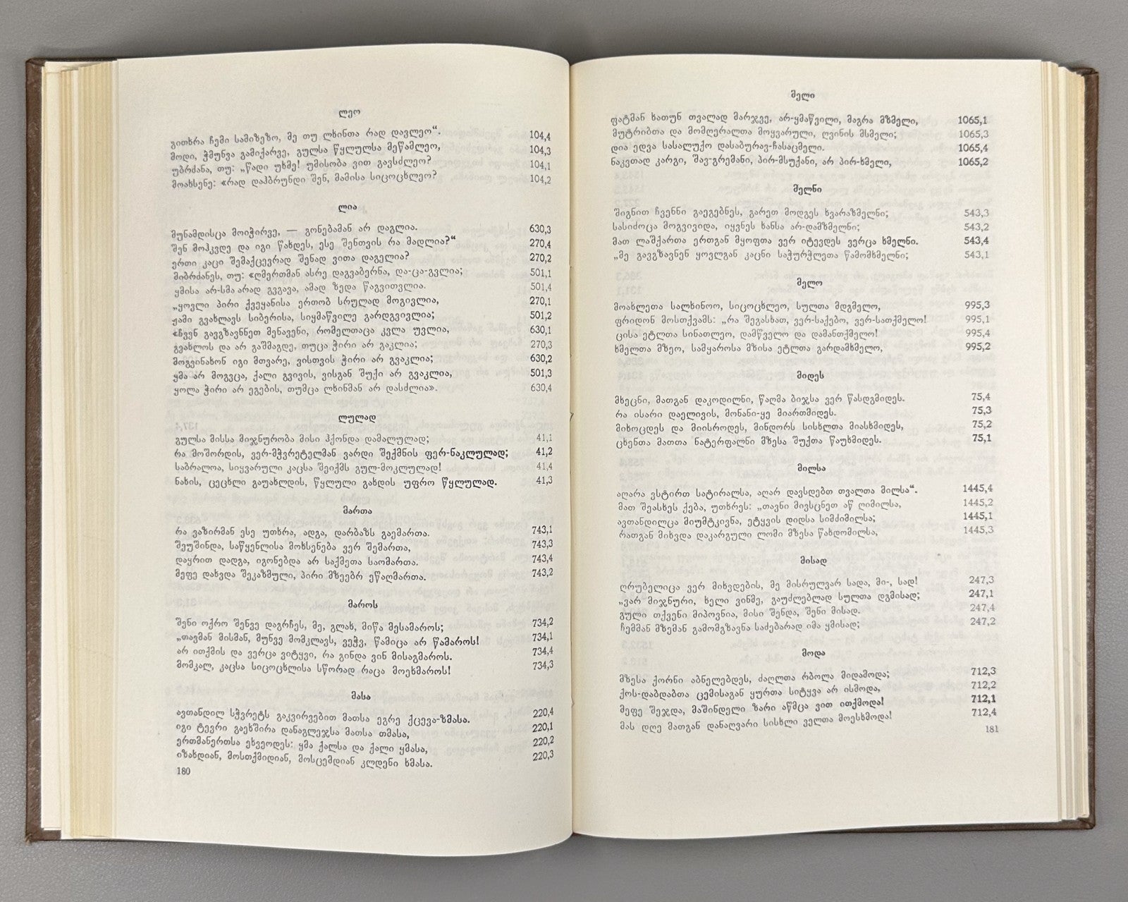 Meter and Rhyme in Rustaveli’s Poem The Man in the Panther’s Skin 1973 Georgian