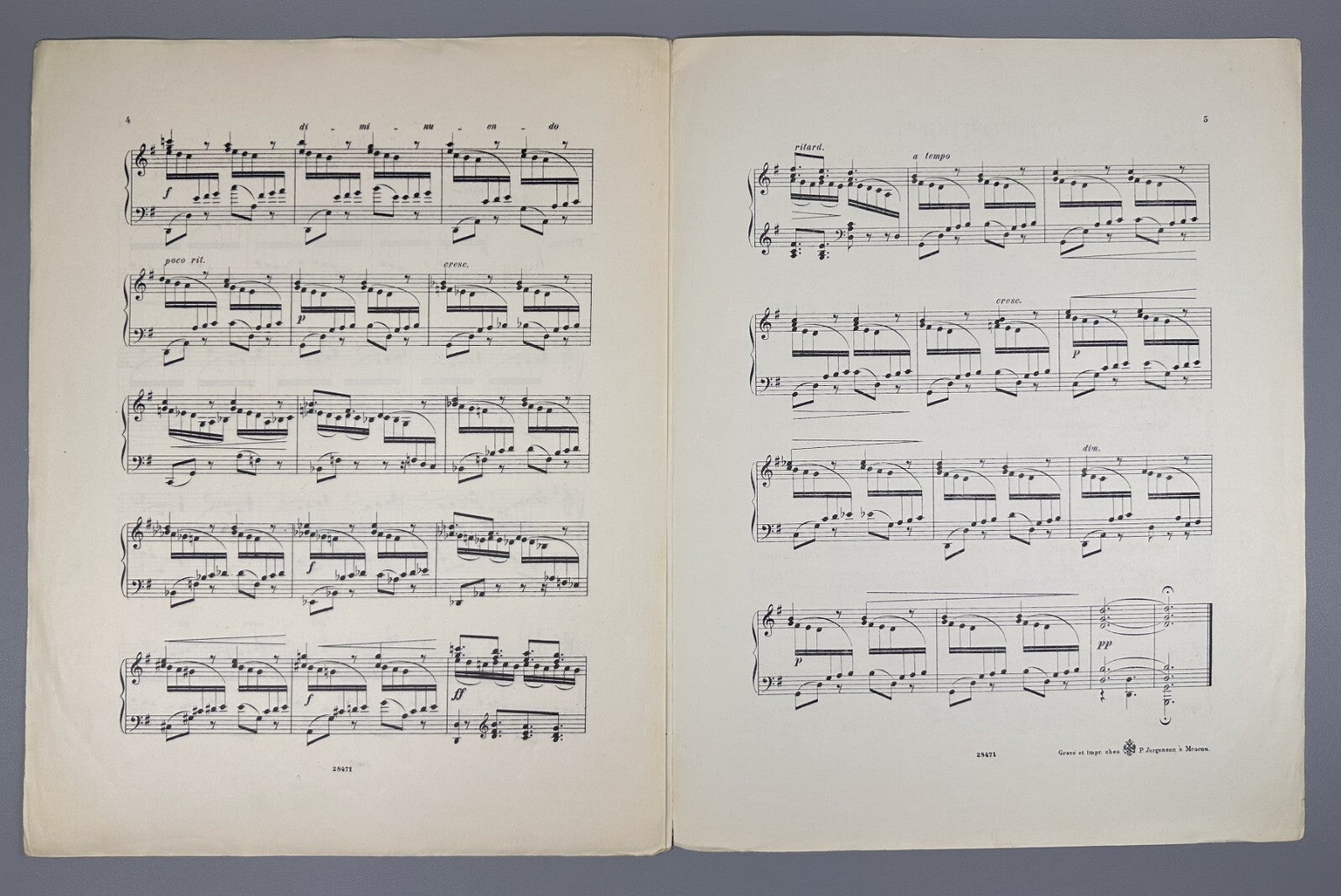 Arensky 12 Preludes Piano Op. 63 № 6 1896 Аренский 12 прелюдий фортепиано Ноты
