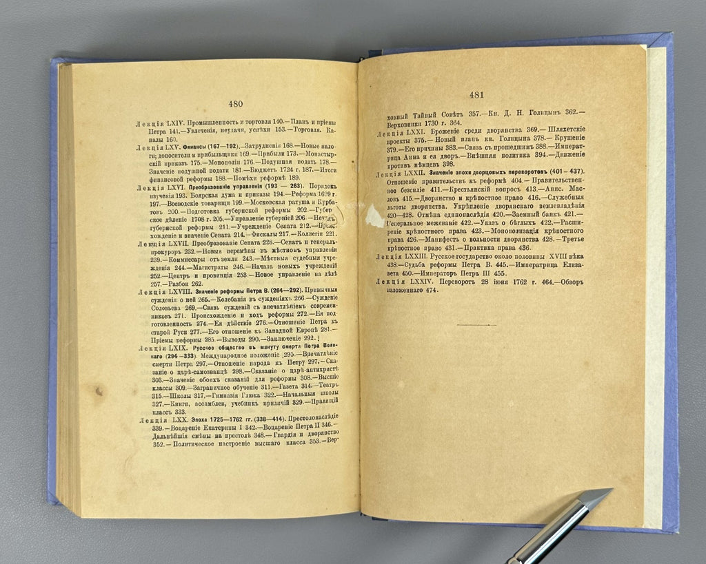 Ключевский Курс русской истории 1908-1910 Klyuchevsky Course of Russian History