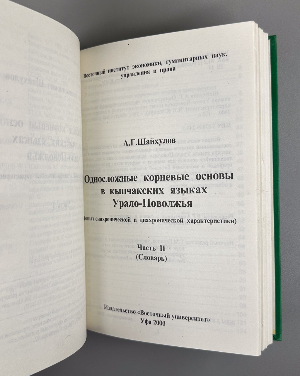 Шайхулов Кыпчакские языки Урало-Поволжья 2000 Kipchak Languages Shaykhulov Ural