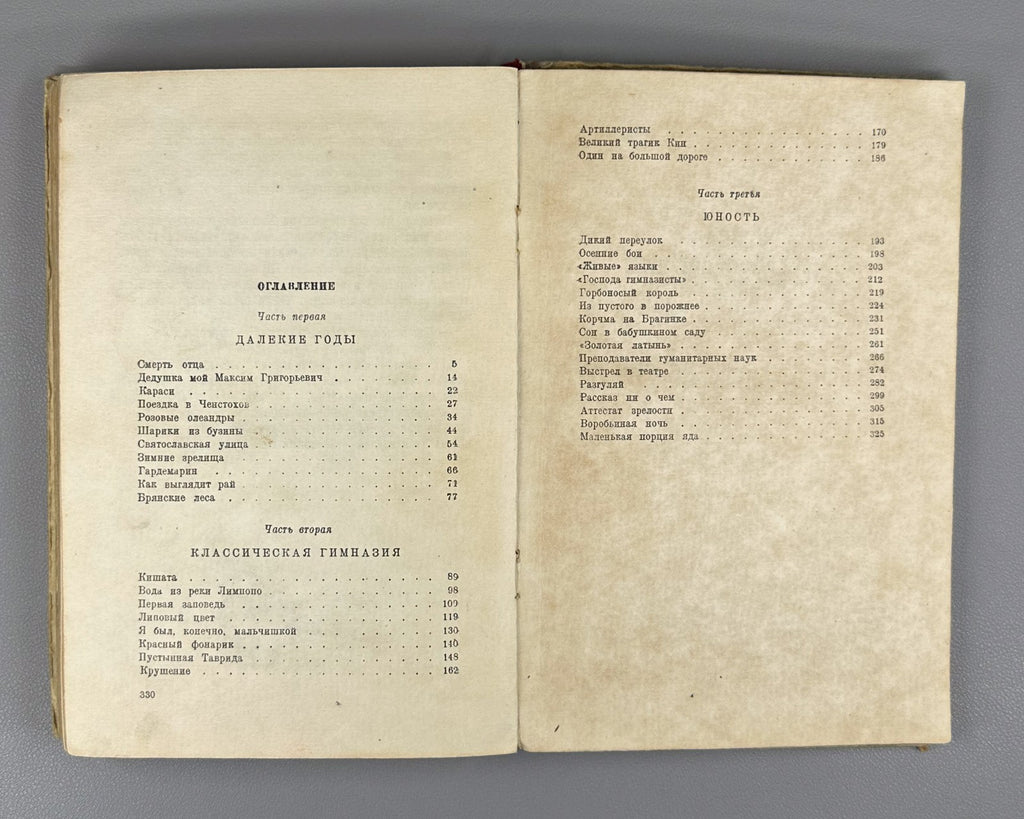1st ed. The Faraway Years Paustovsky 1946 Паустовский Далекие годы Повесть