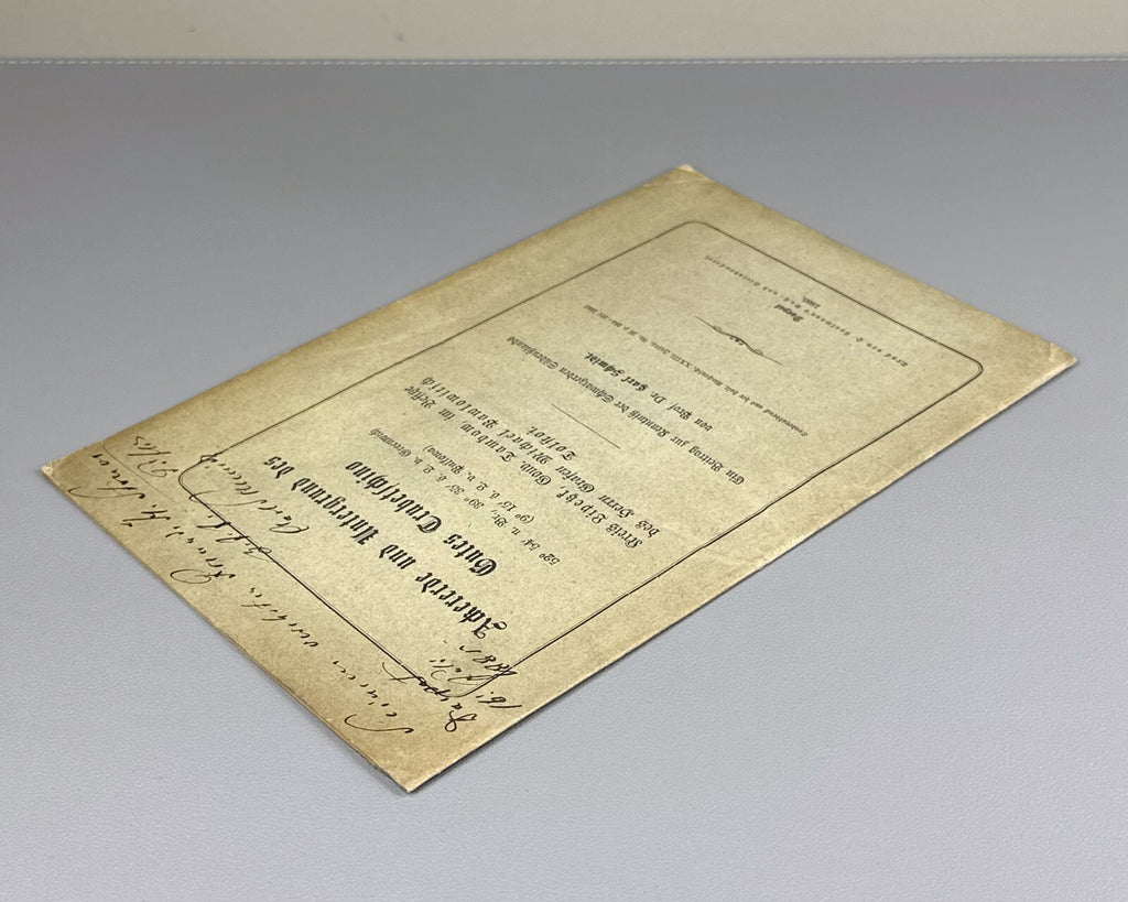 Autograph Carl Schmidt Ackererde und Untergrund 1885 Arable soil and subsoil