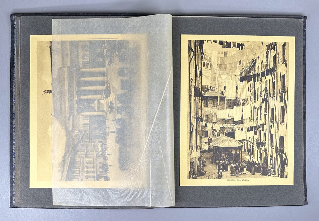 Vintage  Album with photo 24 pcs. Italy Genova Винтажный фотоальбом Италия