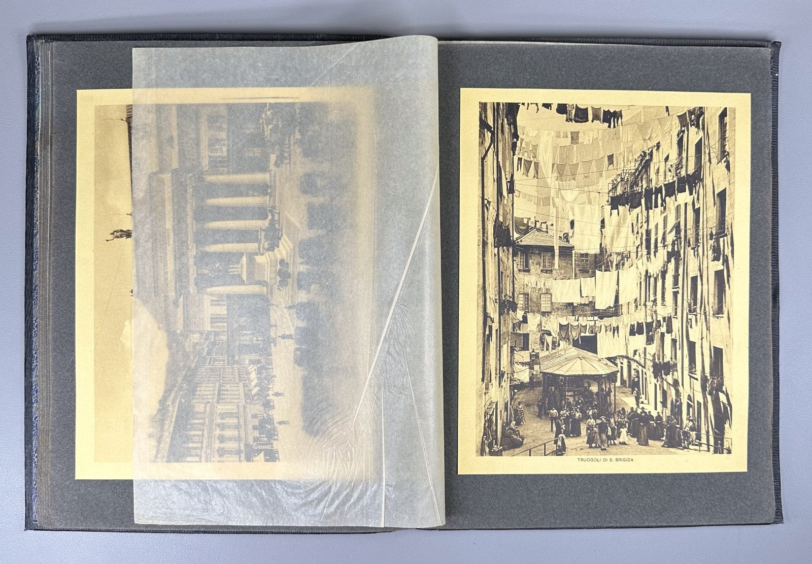 Vintage  Album with photo 24 pcs. Italy Genova Винтажный фотоальбом Италия