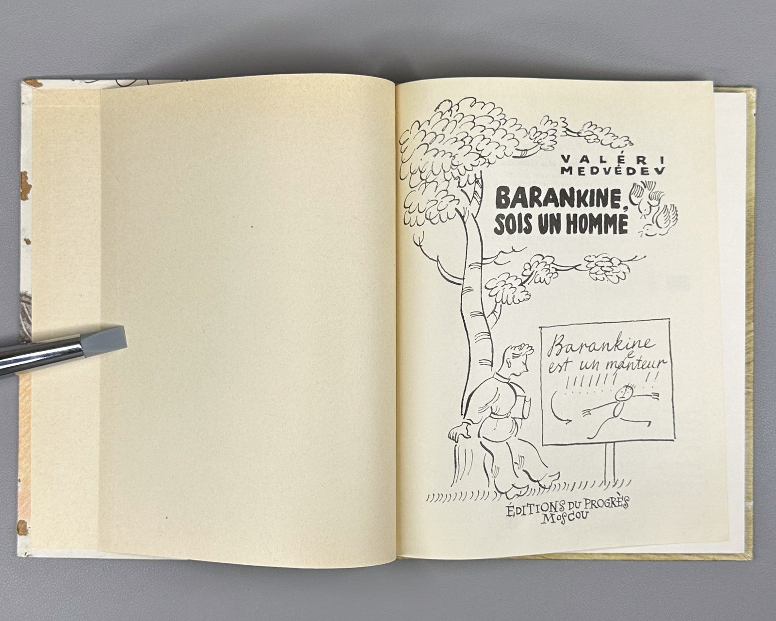 Medvedev Barankine sois un homme! 1964 children’s French Barankin bud chelovekom