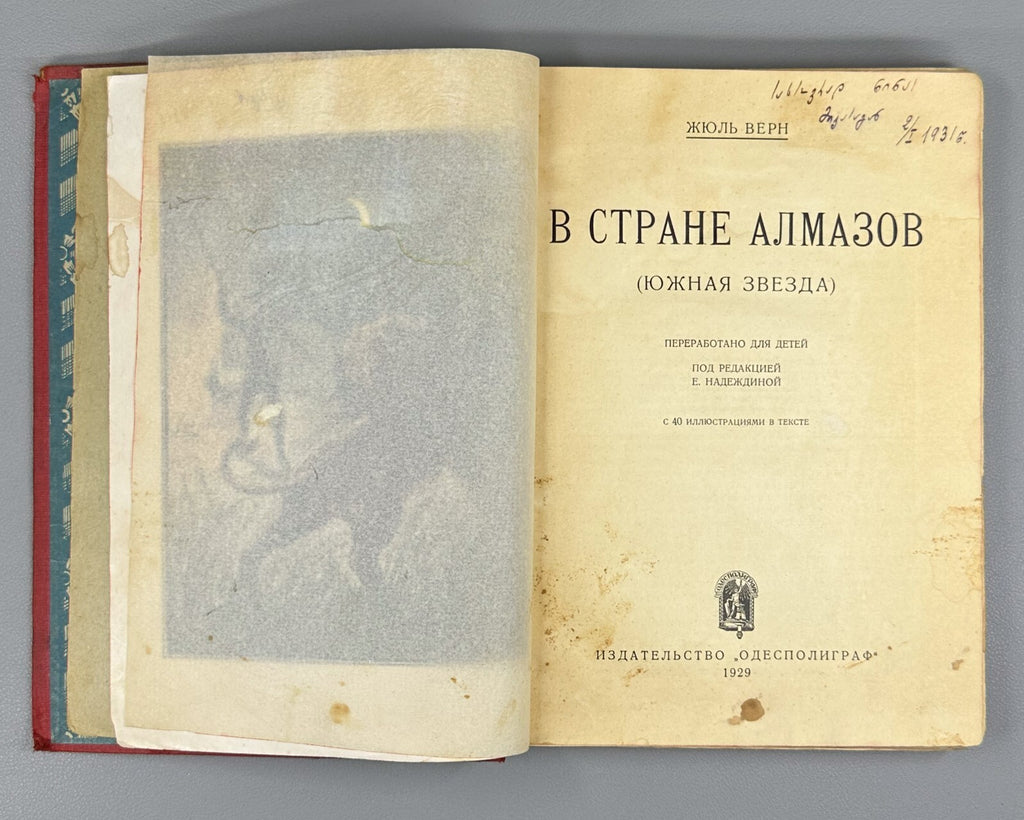 Jules Verne In the Country of Diamonds Adventure 1929 Жюль Верн В стране алмазов
