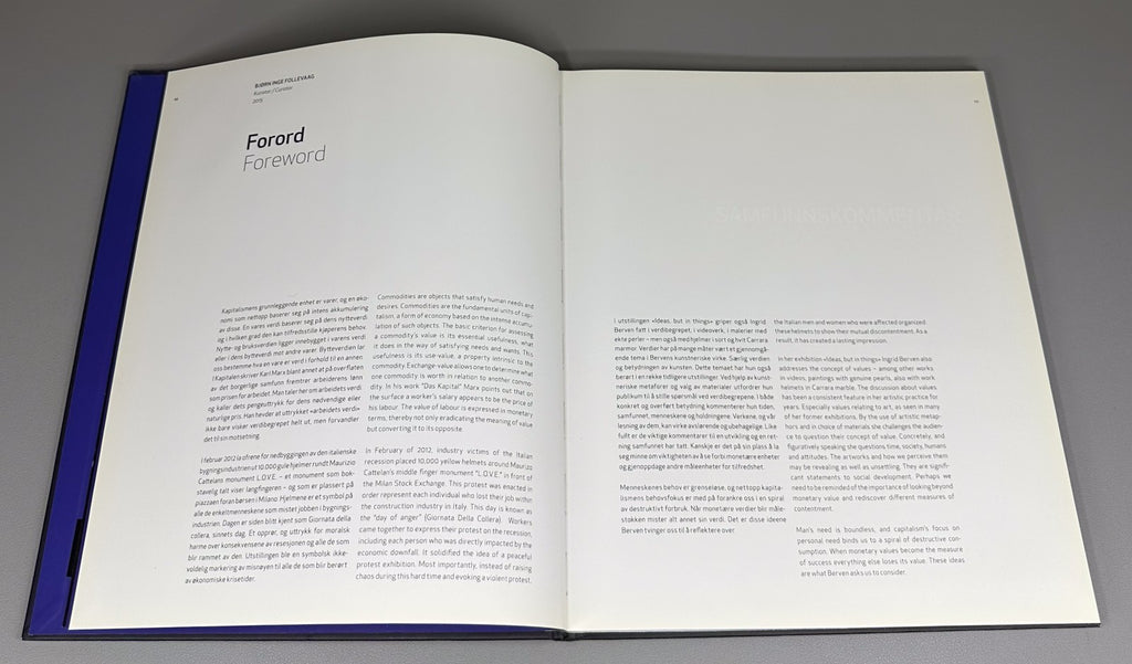 Signed Autograph Ingrid Berven Exhibition Catalog 2015 Norwegian art