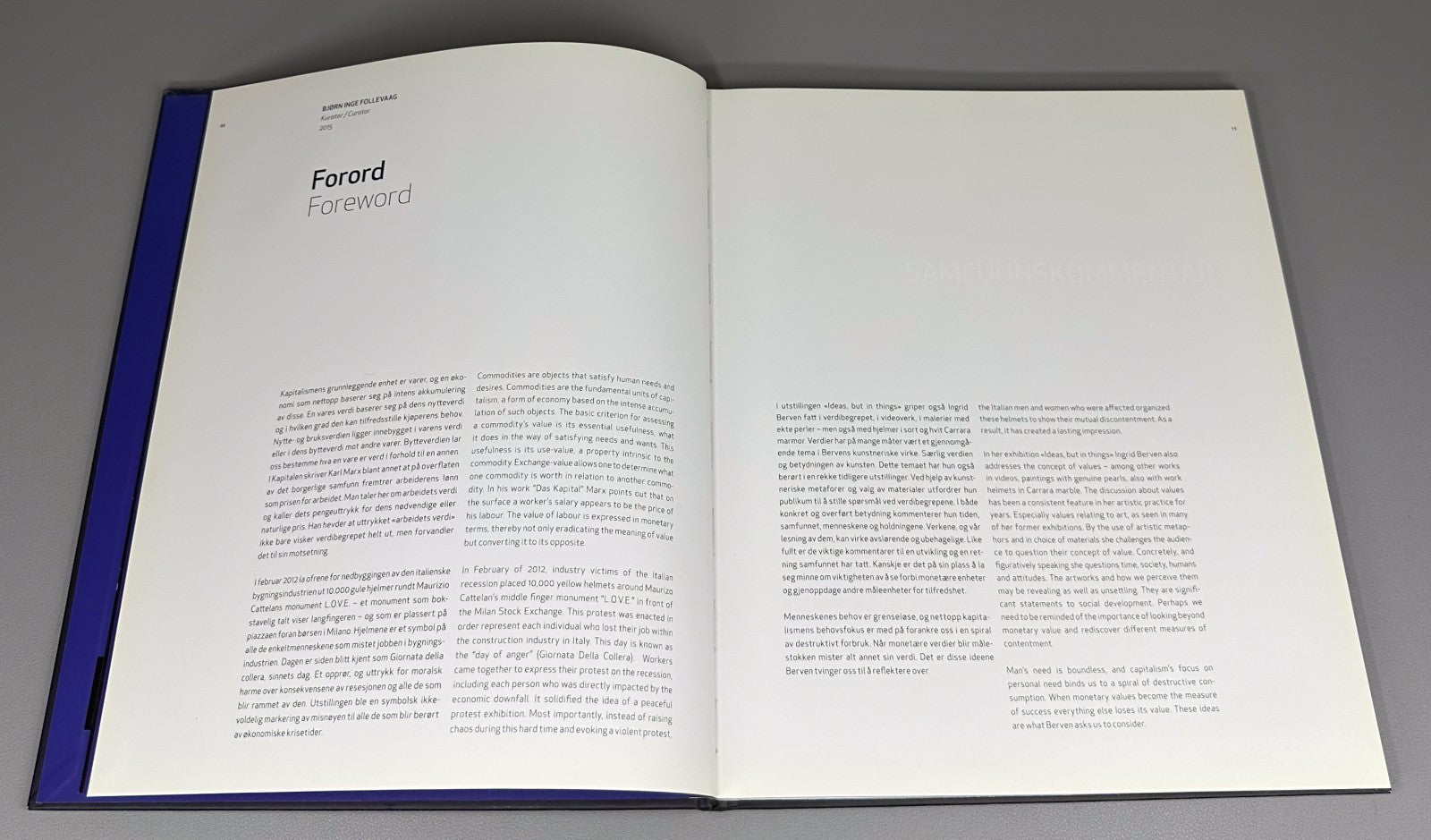 Signed Autograph Ingrid Berven Exhibition Catalog 2015 Norwegian art
