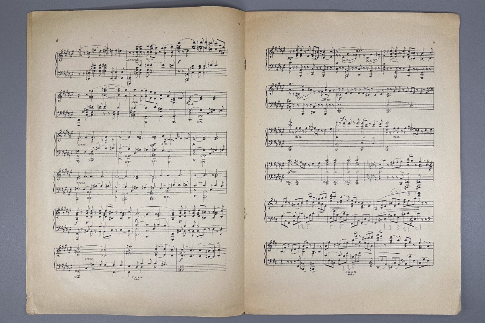 1936 Scriabin Sonata No. 4 piano Op. 30  Скрябин Соната № 4 фортепиано Op. 30