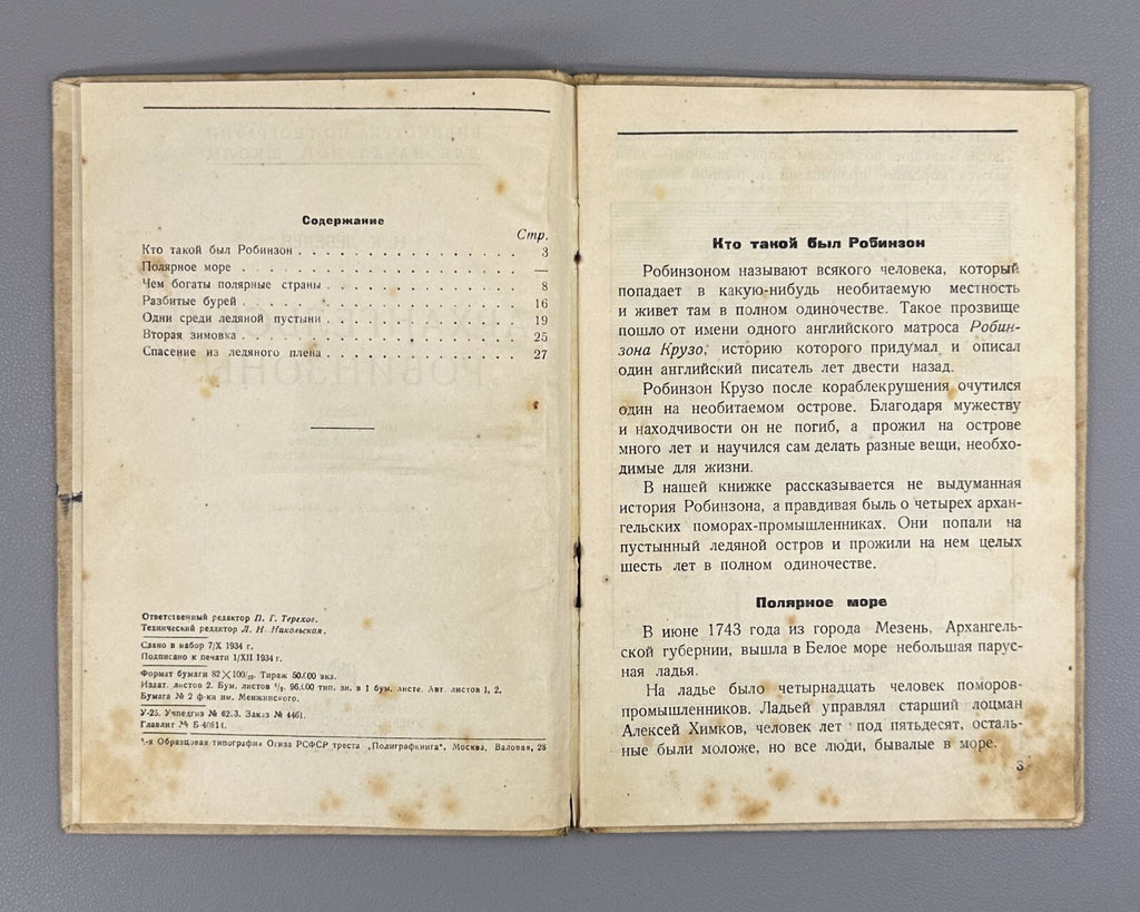 Lebedev Arkhangelsk Robinsons 1935 Лебедев Архангельские робинзоны