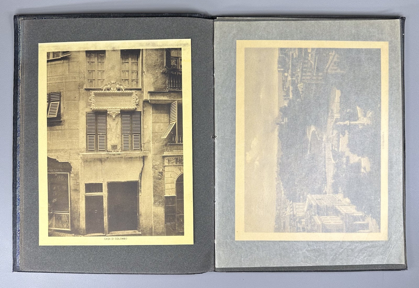 Vintage  Album with photo 24 pcs. Italy Genova Винтажный фотоальбом Италия