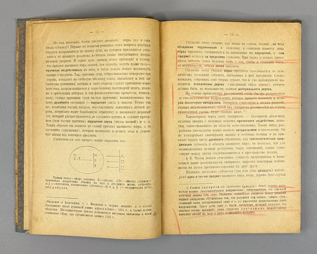 Lossky, Nikolai. Fundamental Questions of Epistemology (Osnovnye voprosy gnoseologii). First edition, 1919. In Russian.
