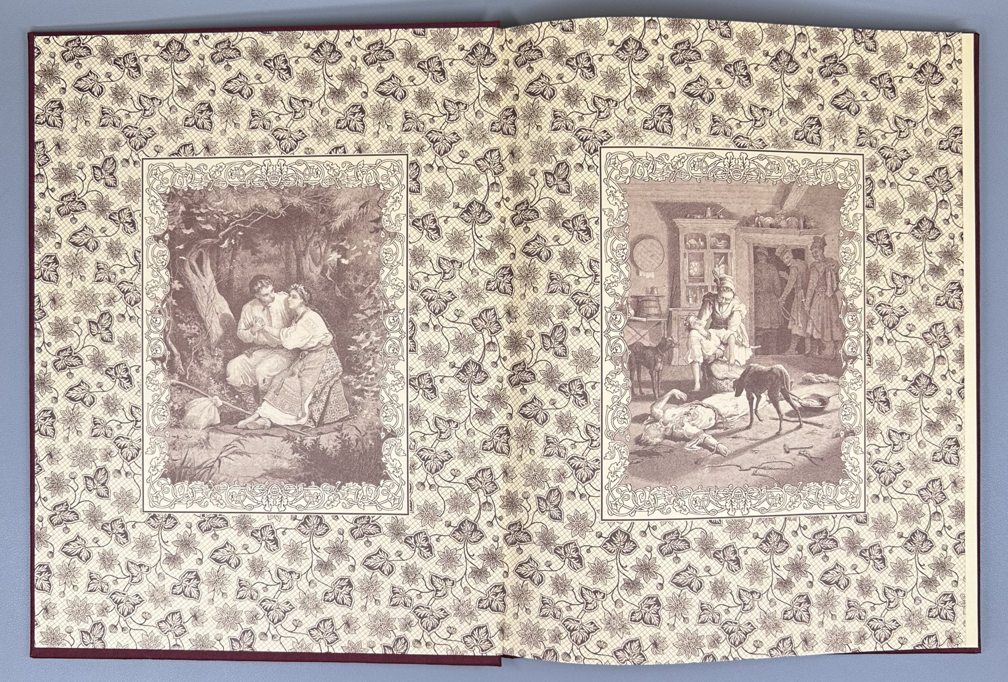 Shevchenko, Taras. The Haydamaks (Gaidamaki). Illustrated by Opanas Slastion. Bilingual deluxe edition. Vyshhorod, 2003. In Ukrainian and English.