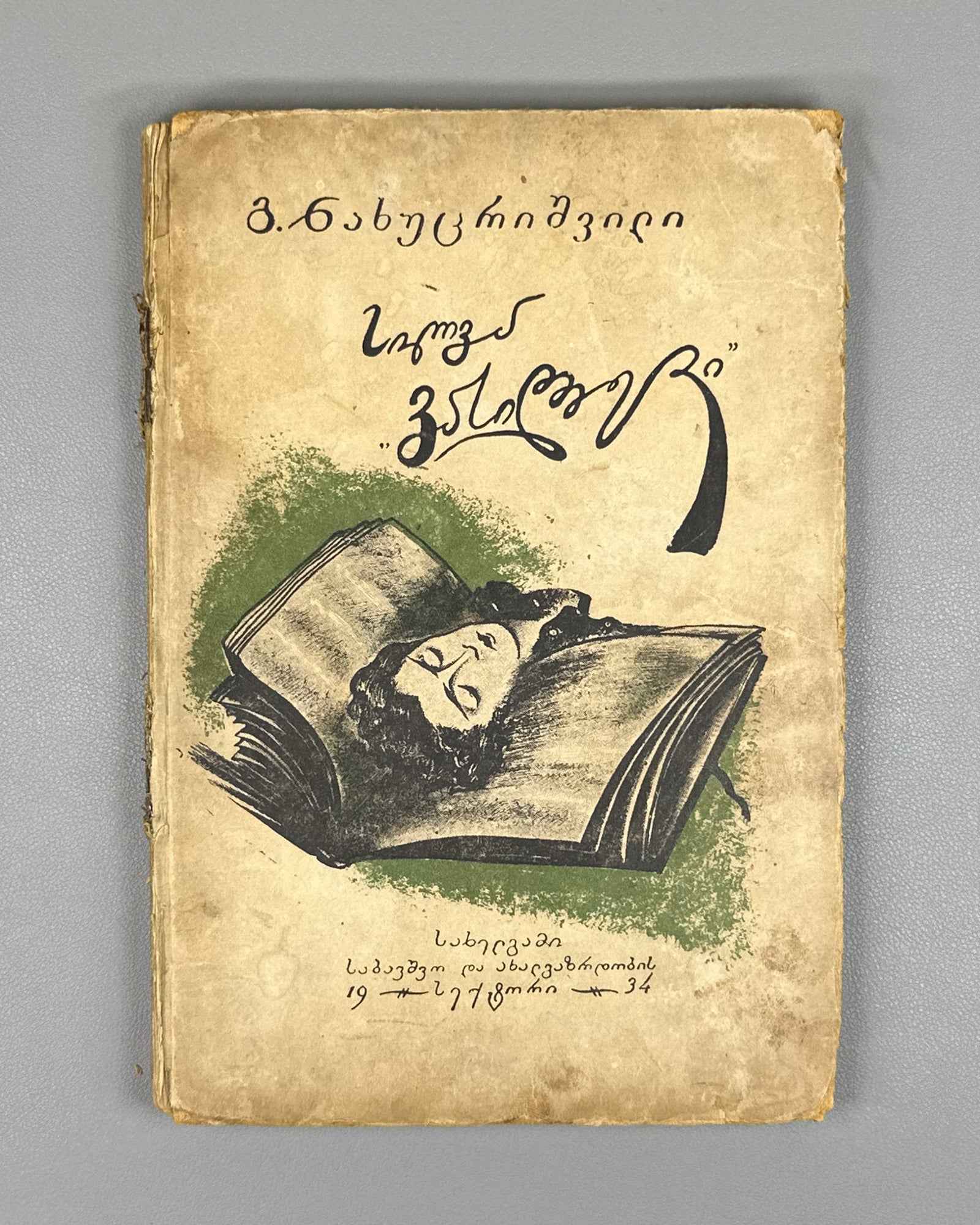 Nakhutsrishvili, G. Silva "Vasilevi": A Story for Young Readers / illustrated by Elene Akhvlediani. Tiflis, 1934. In Georgian.