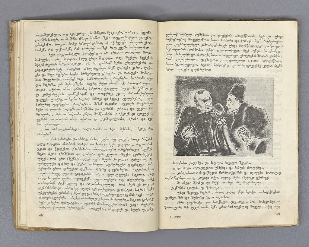 Nakhutsrishvili, G. Silva "Vasilevi": A Story for Young Readers / illustrated by Elene Akhvlediani. Tiflis, 1934. In Georgian.