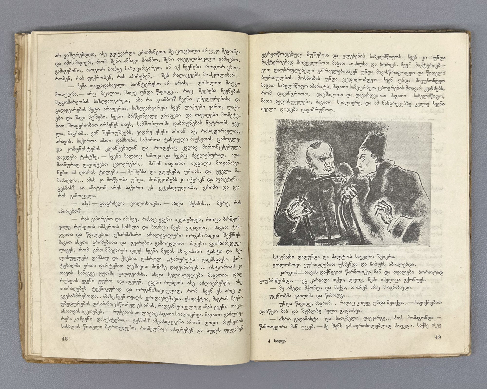 Nakhutsrishvili, G. Silva "Vasilevi": A Story for Young Readers / illustrated by Elene Akhvlediani. Tiflis, 1934. In Georgian.